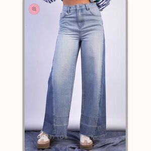 Very J Light Blue Flare Jeans